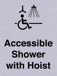 Accessible Shower with Hoist
